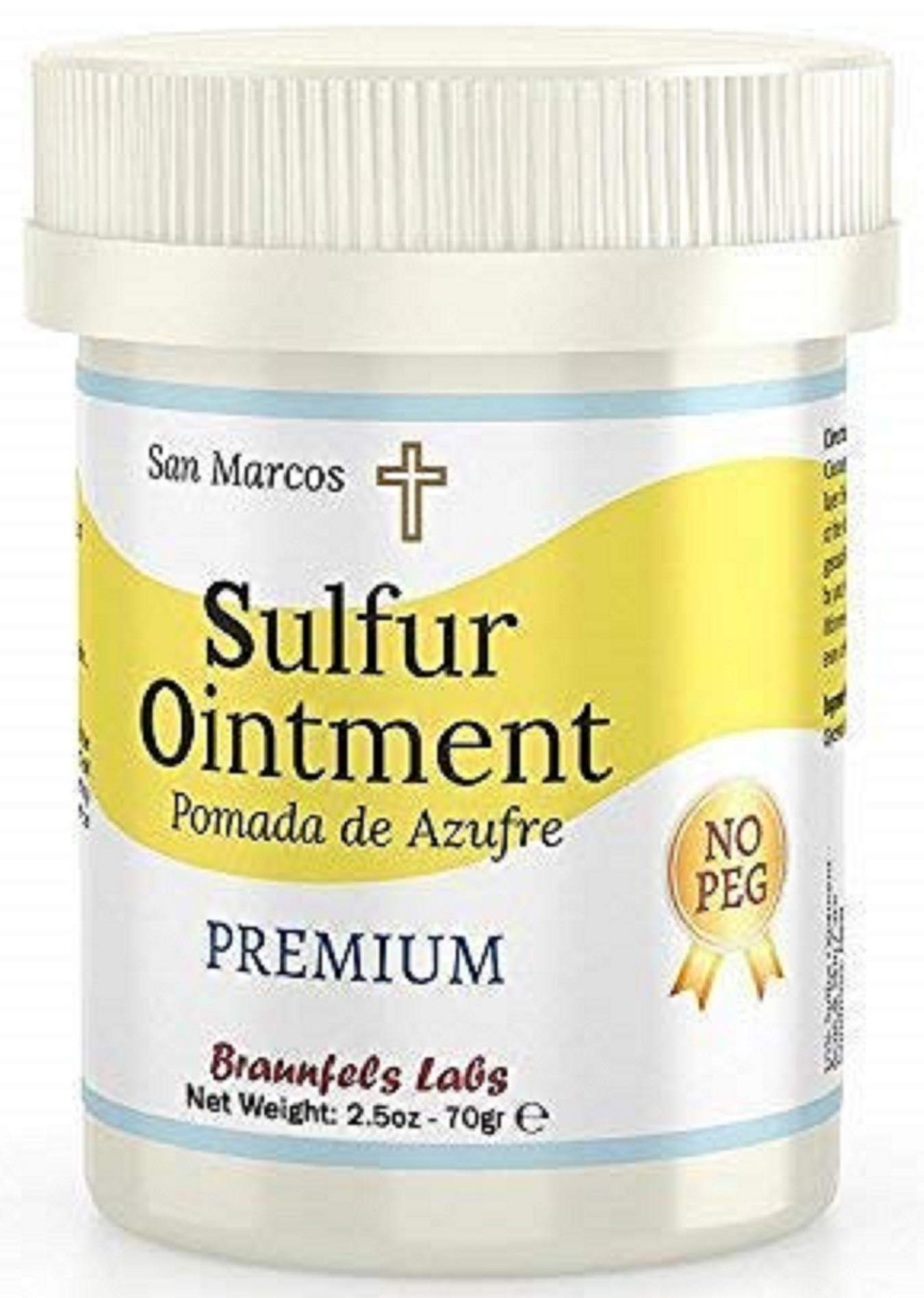10 Sulfur Ointment Skin Care Go All Natural ! No PEG