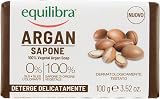 Equilibra Argan Natural 100% Vegetal Soap Aloe Argan Oil Face Body 100g view 2