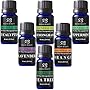 Radha Beauty Aromatherapy Top 6 Essential Oils 100% Pure & Therapeutic grade - Basic Sampler Gift Set & Premium Kit - 6/10 Ml (Lavender, Tea Tree, Eucalyptus, Lemongrass, Orange, Peppermint)