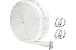 ACRSIKR Backwash Hose, 1.5 in x 100 ft Pool Discharge Hose Heavy Duty Drain Hose for Lawn Garden