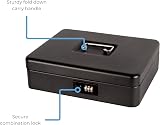 Cathedral Products 12 Inch Steel Cash Box with Combination Lock view 4
