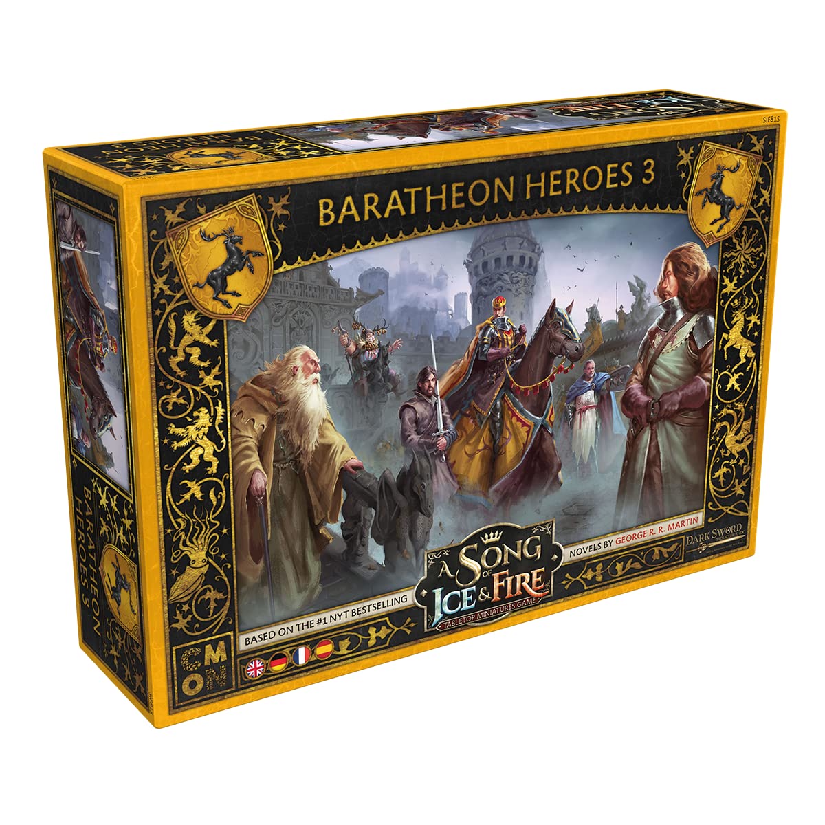 CMON Asmodee A Song of Ice & Fire – Heroes of House Baratheon III | Expansion | Tabletop | 2 Players | From 14+ Years | 45–60 Minutes | German | Multilingual
