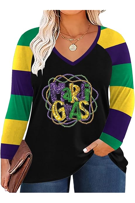 Mardi Gras Tops Boutique Queen Of Mardi Gras Shirt, Festive Fat