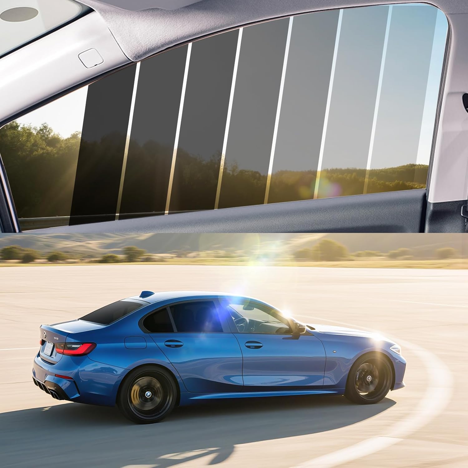 Photo 1 of ARANA Nano Ceramic Car Window Tint, 20% Tints for Car Windows Automotive Window Tint Privacy Film 20" in X 25FT, Heat Glare UV Blocking Anti-Scratch Explosion-Proof