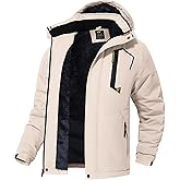 QPNGRP Mens Waterproof Ski Snowboard Jacket Winter Windproof Snow Coat