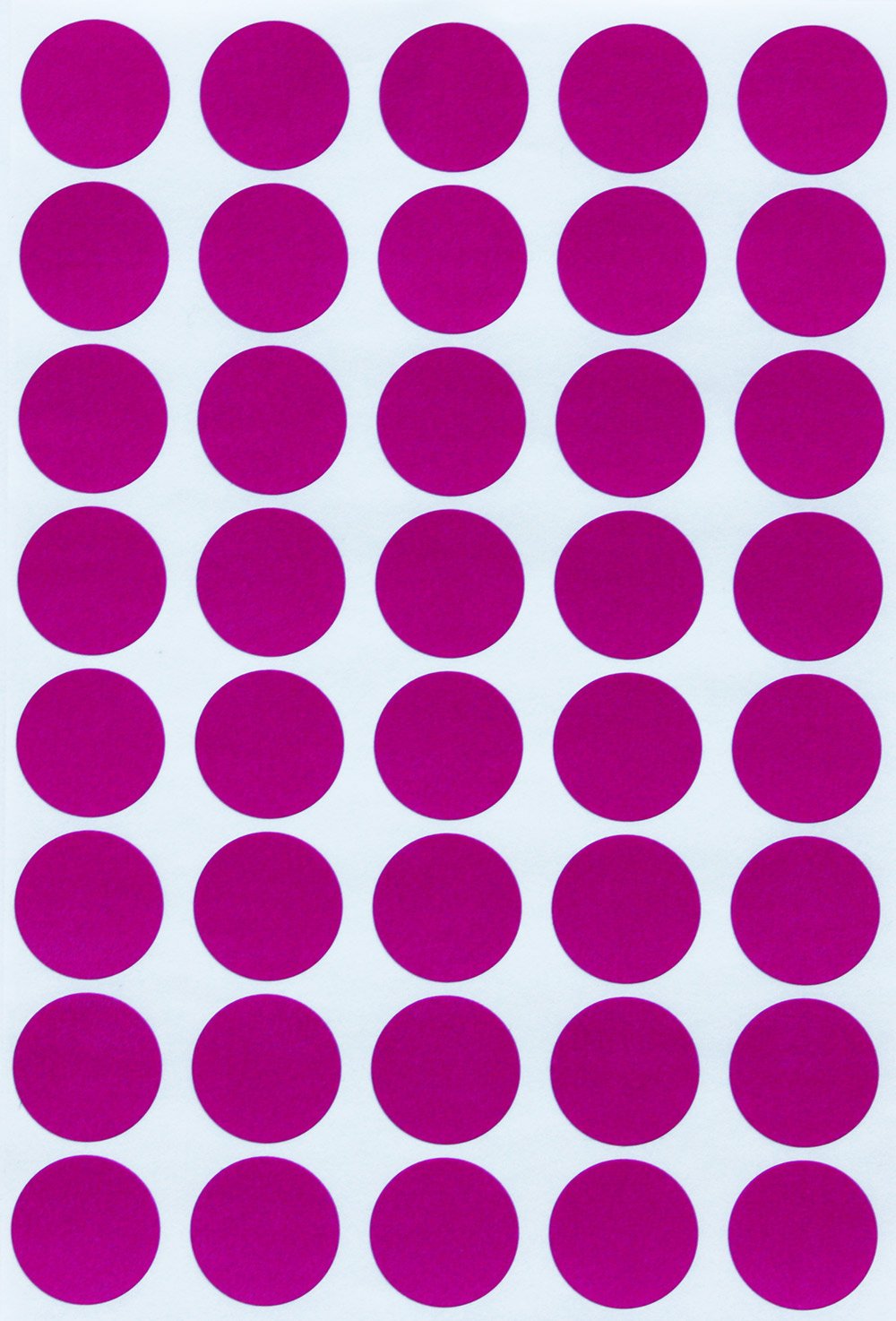 Royal Green Sticker Dots Labels Color Stickers 19mm (1.9cm) 3/4 Inch - Purple - 600 Pack