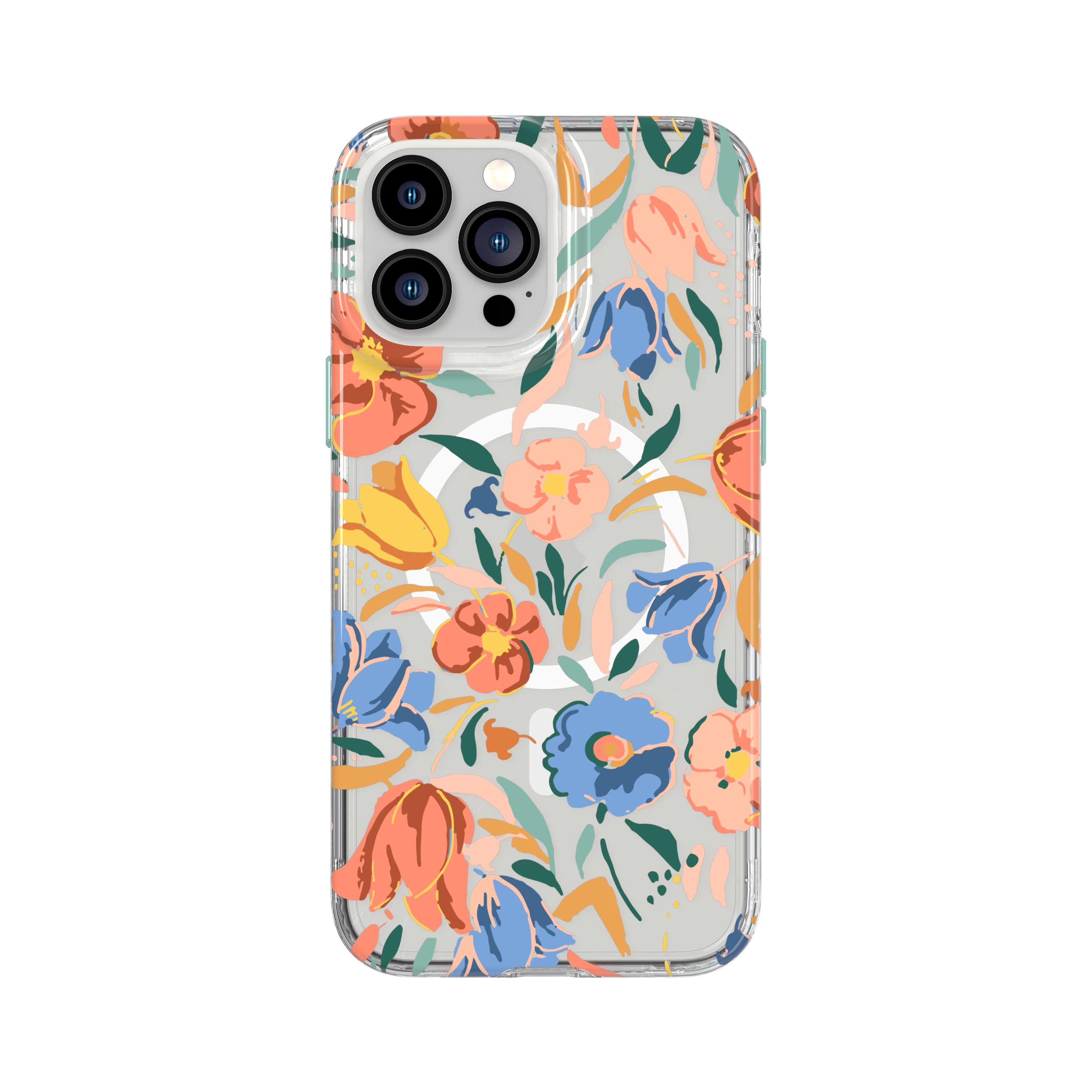 tech21 Evo Art iPhone 13 Pro Max Floral Bouquet – Compatible with Apple Magsafe Integrated Protective Phone Case with 12ft Multi-Drop Protection