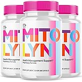 (3 Pack) Mitolyn, Official Mitolyn Purple Peel Capsules with All Natural Ingredients, Mito Lyn Advanced Formula Health Support Maximum Strength Wellness Supplement for Women and Men (180 Capsules)