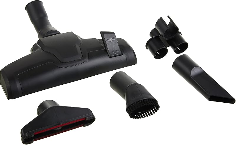 Aspirapolvere con sacchetto, potente, compatto e leggero, per pavimenti duri e moquette, filtro HEPA, 700 W, 1,5 l, EU, nero