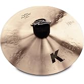 Zildjian K0930 8" K Custom Dark Splash Cymbal | Fast attack with quick decay, paper-thin weight for instant response, adds tight accents to any drum kit