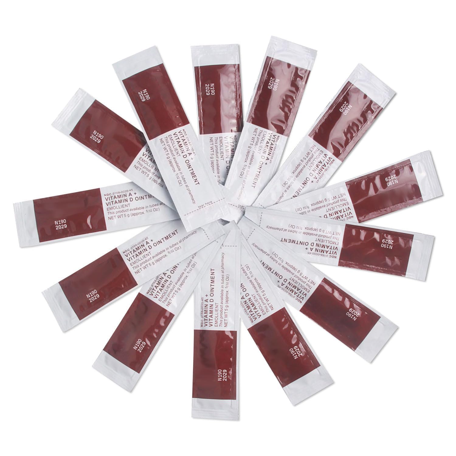 Tattoo Scar Repair Gel 50Pcs -Vitamin A&D Ointment for Tattoo Aftercare,Dry Skin & Scar Fading for Skin Moisturising & Makeup Microblading