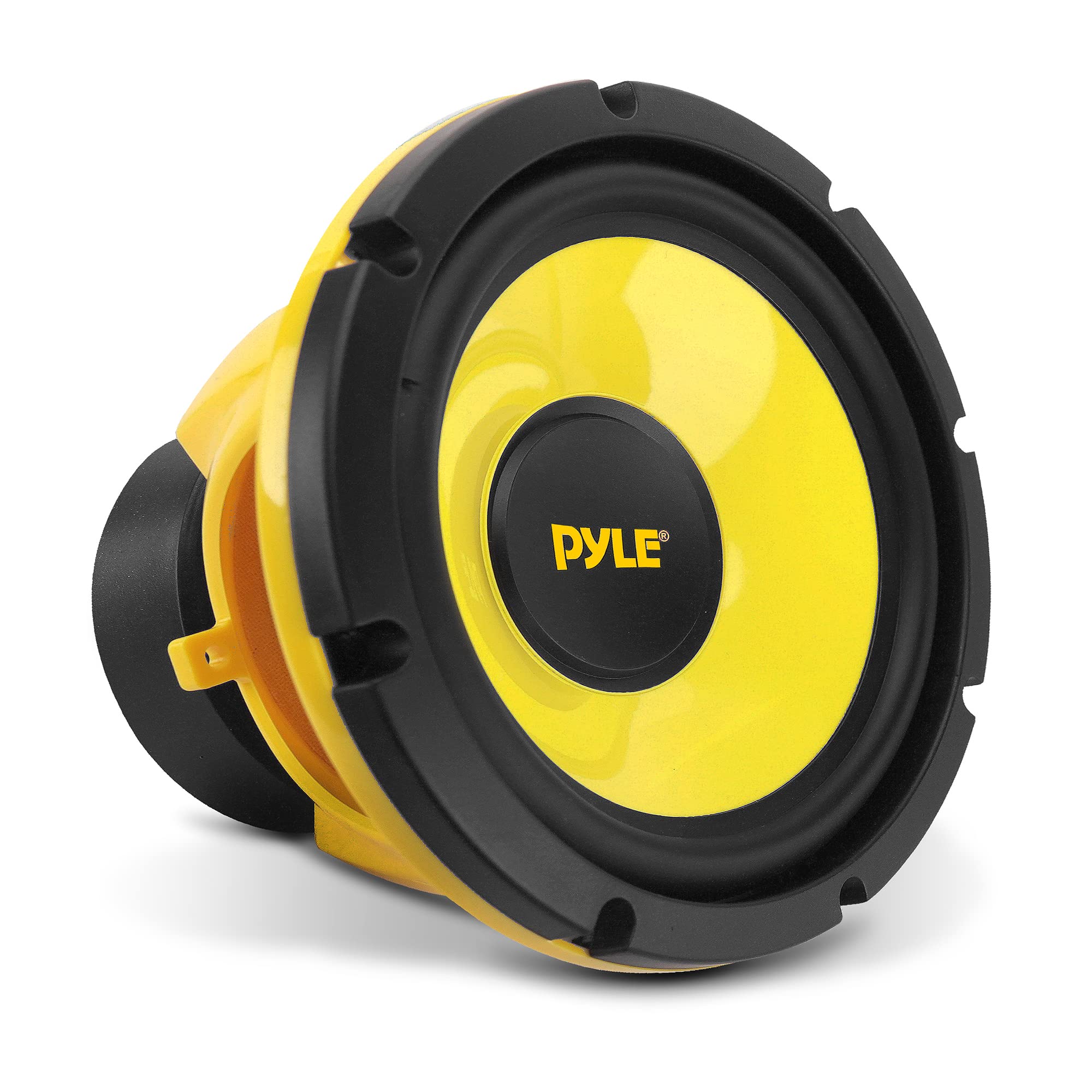 Pyle Car Midbass Speaker System, Pro 20 cm 400 Watt 4 Ohm Auto Component Poly Woofer, Car Stereo and Audio Door Speakers with 1.13 kg Magnet, 50Hz-5KHz Frequency, 9.1 cm Mount Depth