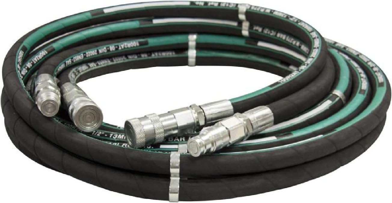 Genuine 1x 1/2" Bsp Hydraulic Breaker Hose Sets - 6 M Plant Tool Accessories