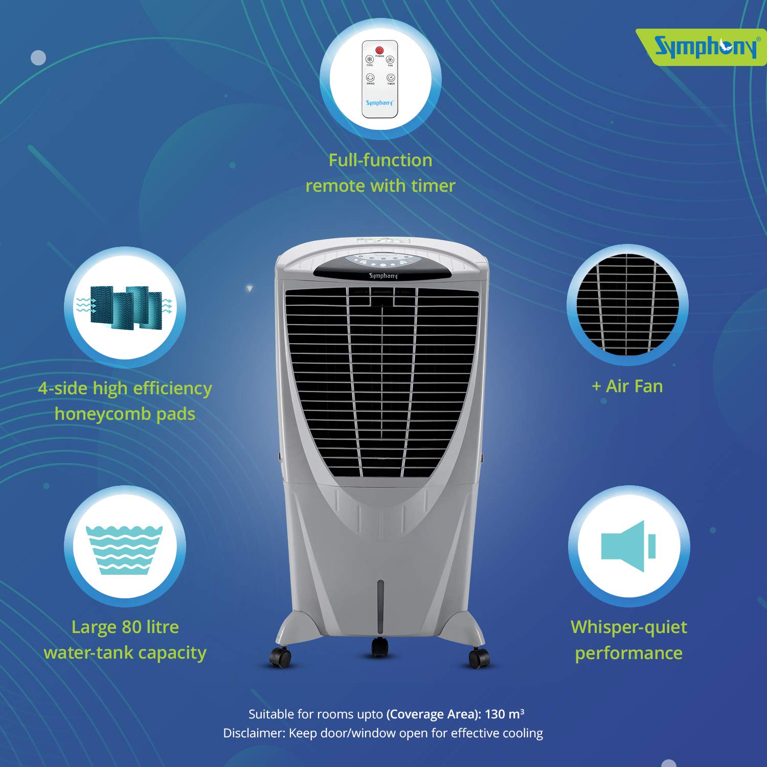 symphony cooler winter 80 xl price