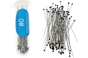 Lind Kitchen 100 Pieces/Can 40mm 0# Stainless Steel Pins for Entomology, Dissection and Butterfly Collections