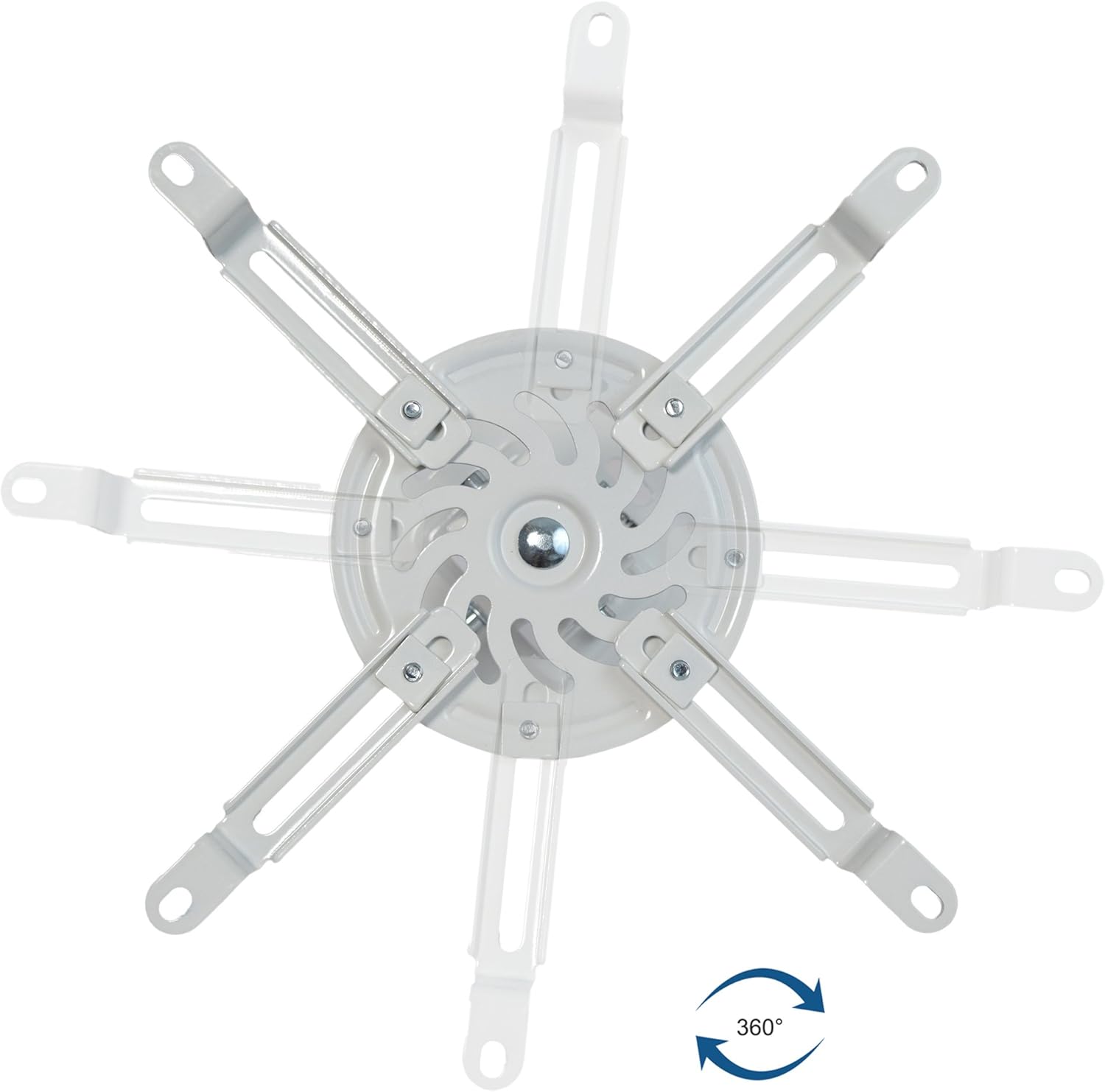 VIVO Universal Extending White Ceiling Projector Mount, Height Adjustable Projection (MOUNT-VP02W) : Electronics