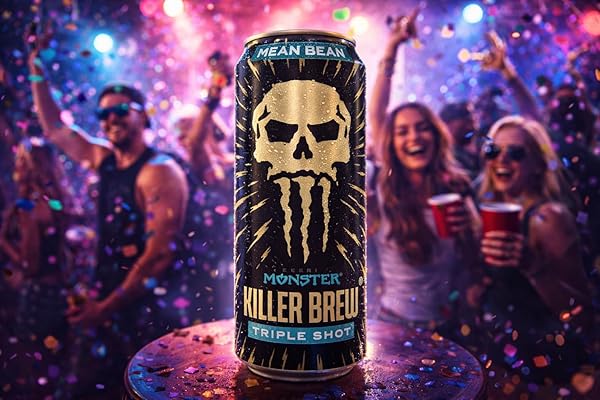 MONSTER ENERGY DRINKS, MEAN BEAN TRIPLE SHOT ENERGY COFFEE, 15 FL OZ