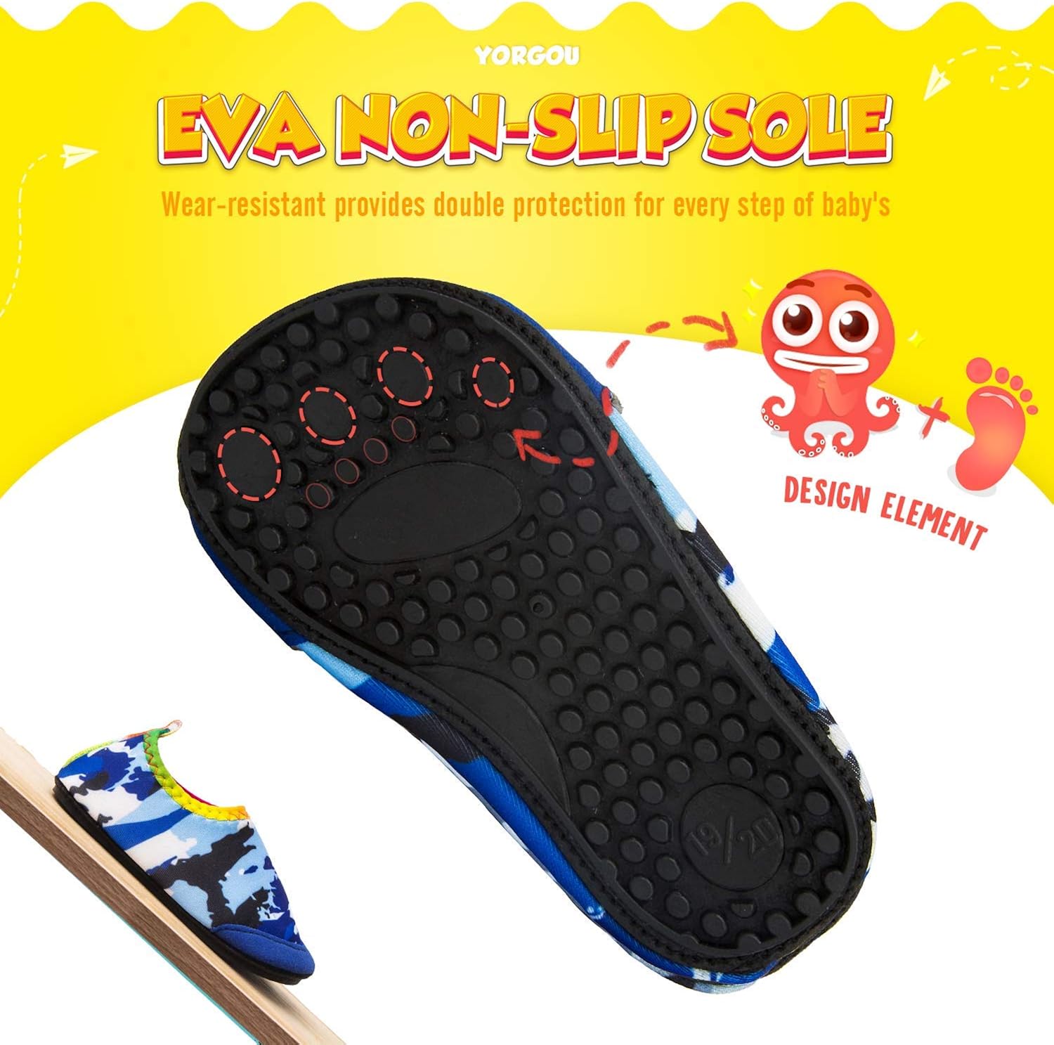 Yorgou Chaussures Aquatiques Enfants Chaussures Deau Bebe Sechage Rapide Chaussures Aqua Pour Piscine Plage Garcons Filles Chaussures Bebe Chaussures Et Sacs Psicologoentarragona Es