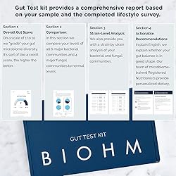BIOHM Ultimate Gut Health Bundle, at-Home Gut Test