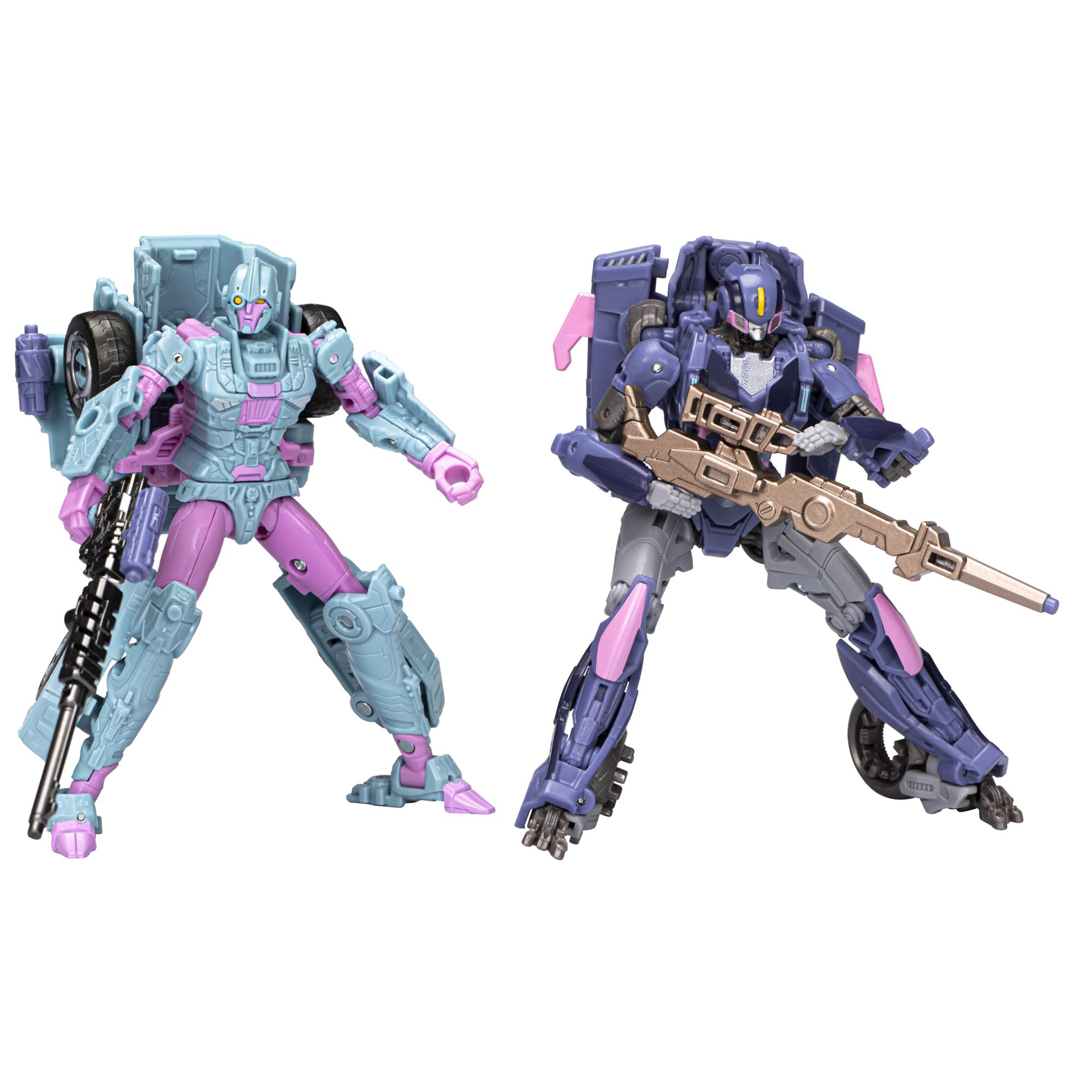 Photo 1 of Transformers Toys Legacy Evolution Deluxe Senate Guard Autobot Javelin & Ascenticon Kaskade Deadeye Duel 2-Pack, Action Figures for Boys and Girls Ages 8 and Up (Amazon Exclusive)