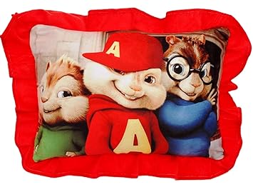 PRACHI TOYS Small Baby Cushion / Pillow for Kids with Cartoon Character -Red