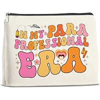 Paraprofessional Survival-Set – 2-teilige Tasche & Make-up-Tasche Aus Canvas, Geschenk Für Lehrerinnen