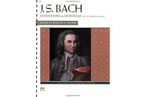 Bach - Inventions and Sinfonias: Two- and Three-Part Inventions, Comb Bound Book