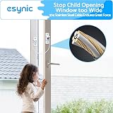 eSynic 10 Pcs Window Restrictors for UPVC Wood Aluminium Windows view 2