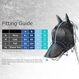 Harrison Howard CareMaster Pro Luminous Horse Fly Mask Large Mint view 7