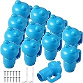Geelin 12 Pcs Trampoline Pole Caps Replacement 1.26 Incn, Enclosure Trampoline Pole End Caps for Net Hook Safety Accessories