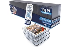 INVESTED ALLIANCE Premium Seamless 20PT - 360PT Thick Top Loaders for Cards | Top Loader Card Holder, Baseball Card Sleeves Hard Plastic, Hard Trading Cards Sleeves, TCG Sports Sleeve Hards, Toploader Clear Plastic.