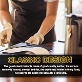PATIKIL Restaurant Check Presenters 10 Pcs Gold Thank You Guest Check Holder view 5