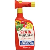 Sevin Insect Killer Spray, Ready to Spray II, 32 oz | Insect Spray for Lawn and Garden, Kills by Contact, Works on Over 500 Listed Insects, Lasts 3 Months, Attach Hose and Spray