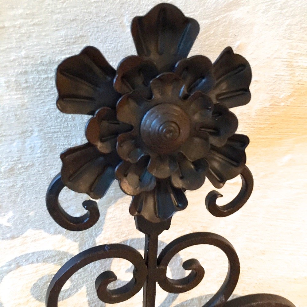 Candelabro Pared Hierro Forjado