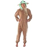 Star Wars Adult Unisex Baby Yoda The Child Costume One-Piece Union Suit Pajama Onesie For Men And Women