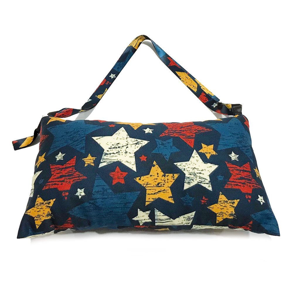 Travel Pillow Stars with Double Cover and Adjustable Ribbons