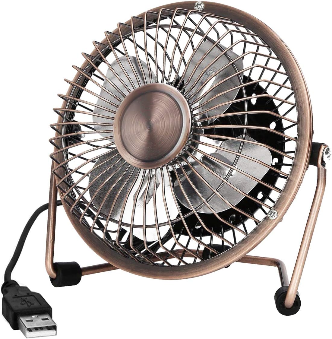 Mini USB Desktop Fan Flexible 360° Rotation Cooling Amazon.co.uk