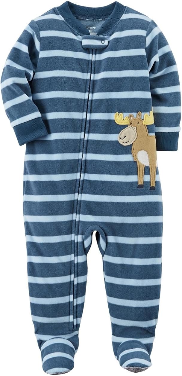 carters moose pajamas