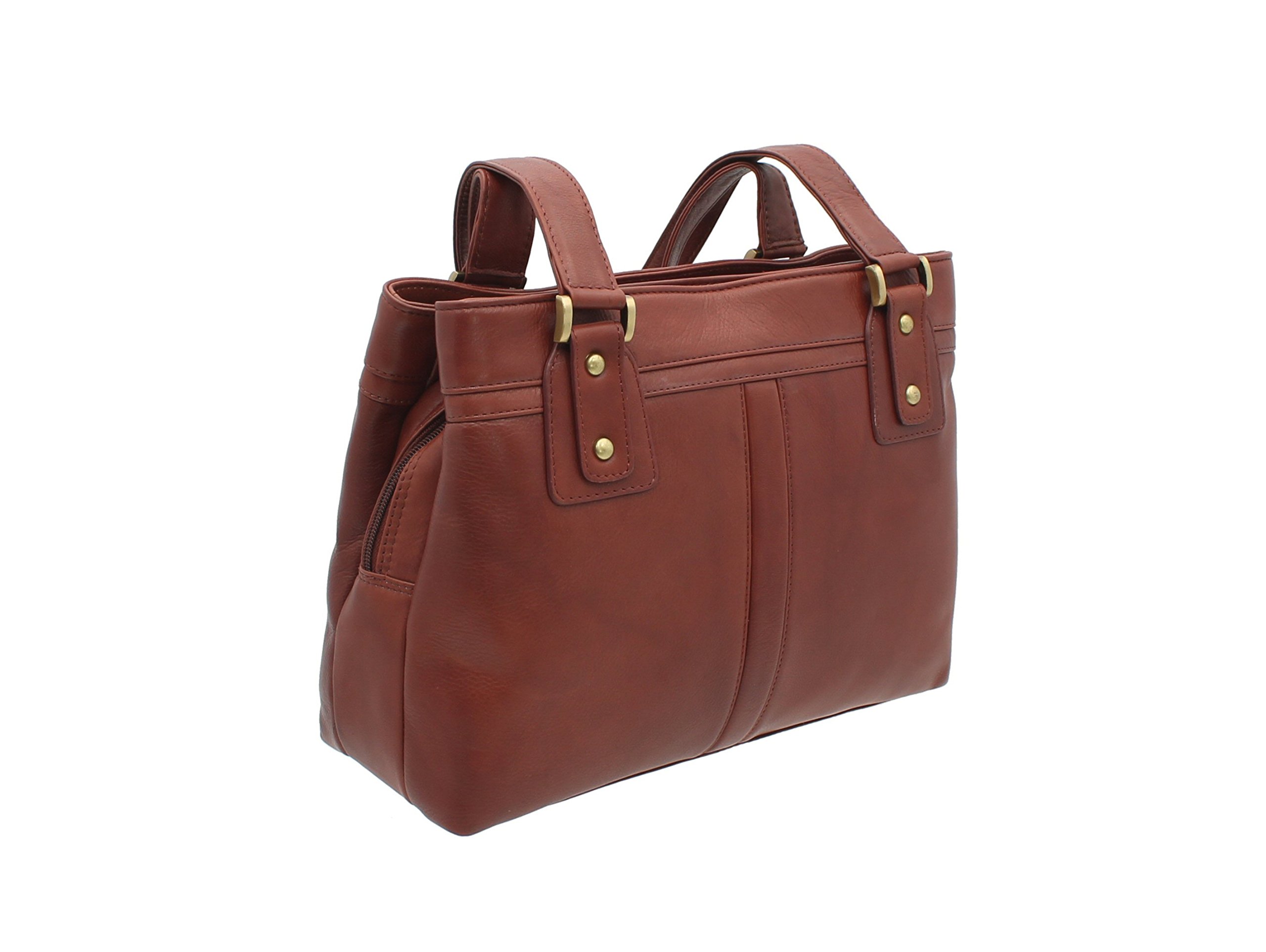 VISCONTI Clara(M) Leather Shoulder Bag 19476 Brown