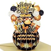 FaCraft Pop Up Birthday Card - 3D Funny Handmade Happy Birthday Pop Up Cards Gift with Envelope, for All Age, Kids Adults, for Her Girls Boys Men Women Son Daughter Mom Dad Boss