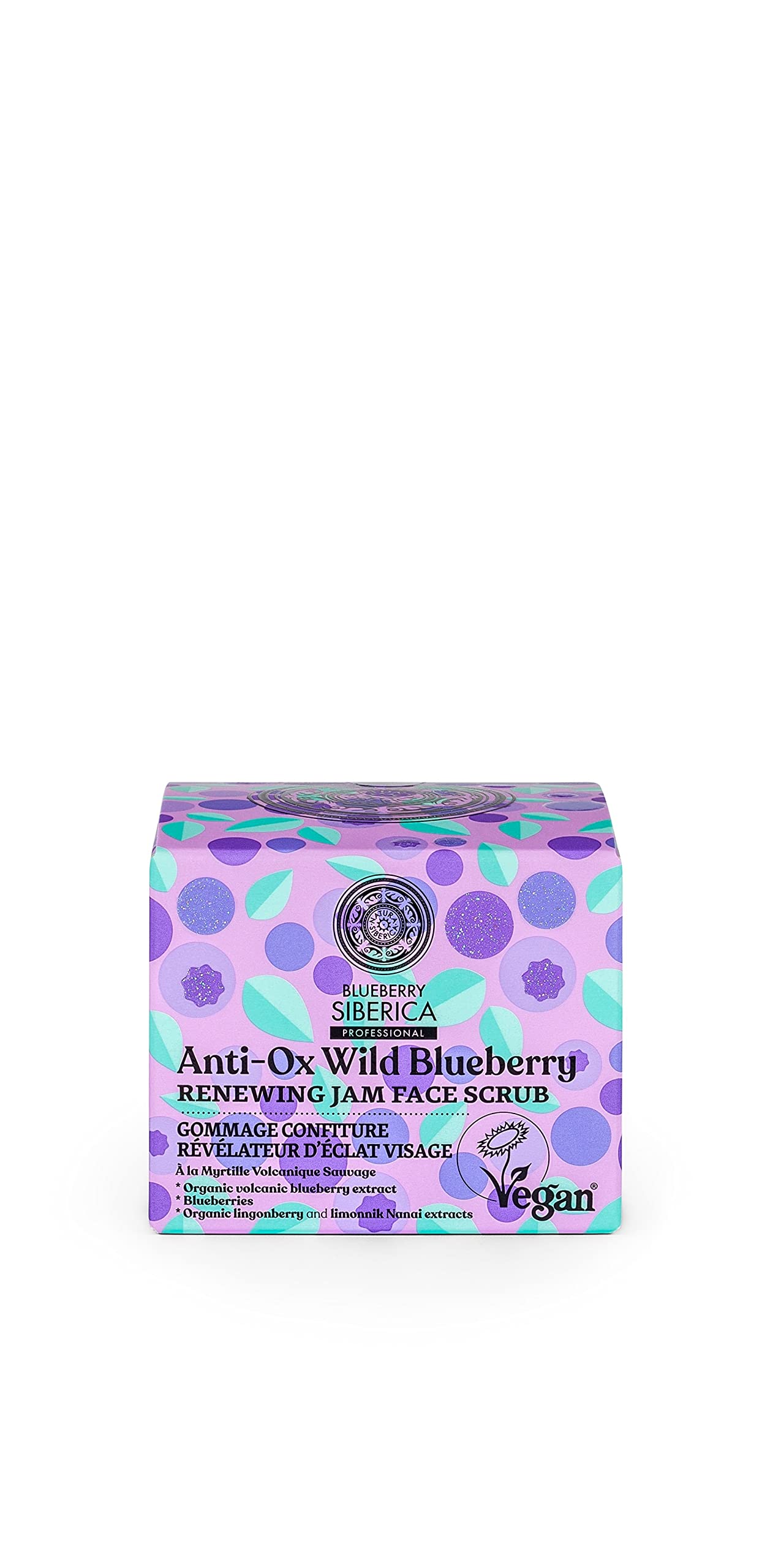 Natura Siberica Anti-OX Wild Blueberry. Renewing jam face scrub