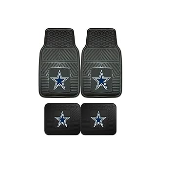 Amazon Com Dallas Cowboys Nfl 4pc Floor Mat Sets Front And Rear