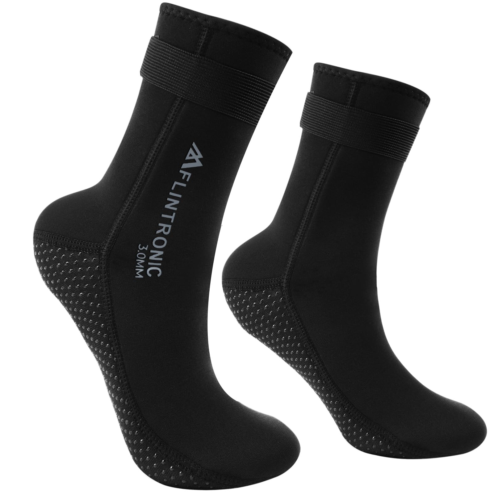 Flintronic 3mm Neoprene Anti-slip Socks for Women Men, Thermal Water Socks for Snorkeling, Surfing, Sailing, Kayaking