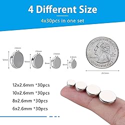 RHINOCATS 120Pcs Rare Earth Magnets, Magnets for
