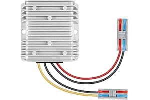 HOMELYLIFE DC 72V 60V 48V Step Down to 12V 10A 120W Voltage Regulator Buck Converter Reducer Power Converter Waterproof Module Transformer for Golf Cart