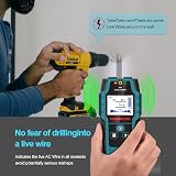 HANMATEK SF1 Stud Finder Wall Scanner 4 in 1 Depth Tracker Wood Metal Cables view 5