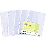 Boite De 100 Pochettes Perforées En Polypropylène Lisse 12 100e P 127792