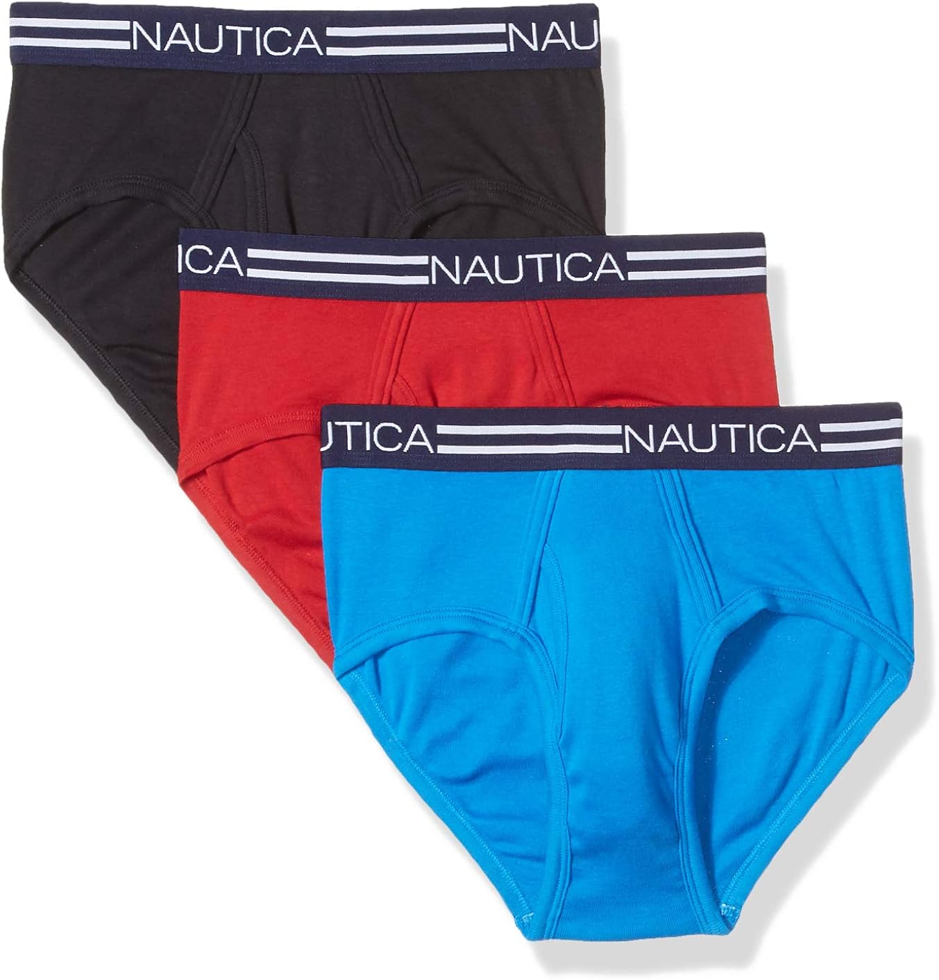 Nautica Men's Comfort Cotton Underwear Fly Front at  Men’s Clothing store