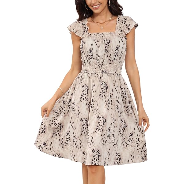 Amazon.com: Milk Maid Dress for Women, Milkmaid Dress Women, Summer Puff  Sleeve Floral Split Maxi Dress Boho Casual Beach Dress (#12,XXL) :  Clothing, Shoes & Jewelry