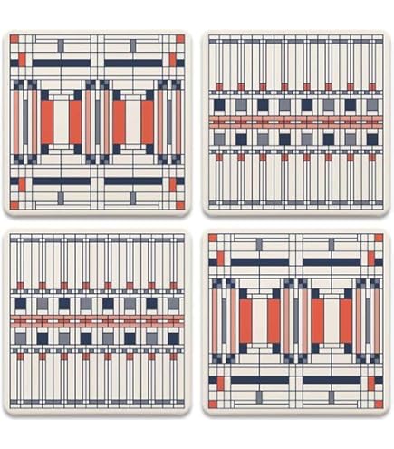 CoasterStone AS1990 Absorbent Coasters, 4 - 1/10,2 cm, Palme, Set di 4